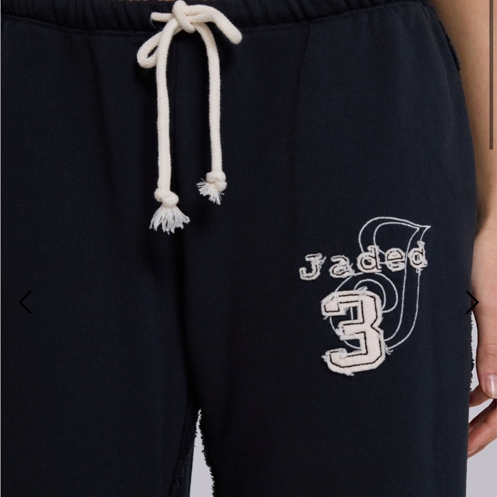 Jaded London Cleo Slouchy Bootcut Jogger in Black - Picture 2 of 6